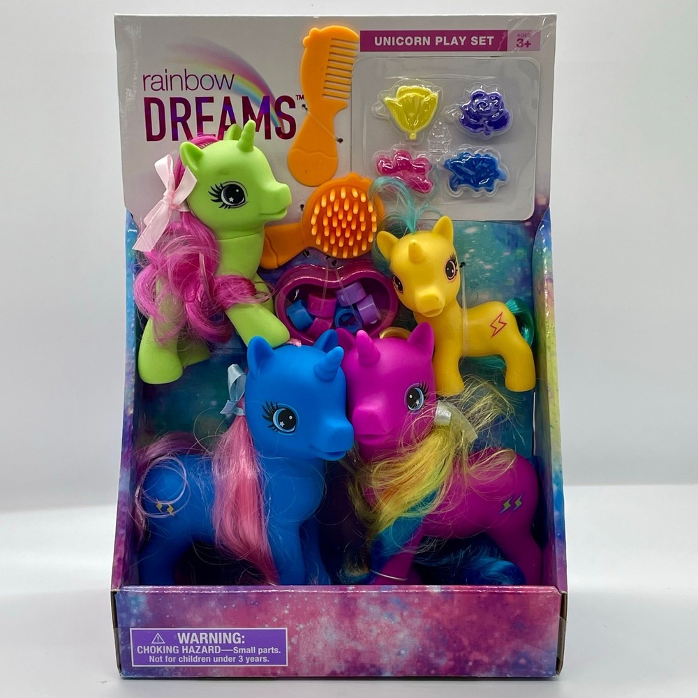 Rainbow Dreams Unicorn Playset- NEW